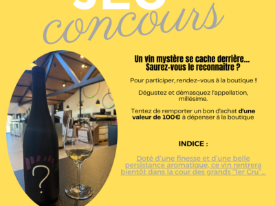 Jeu concours du 03 février au 1er mars 2025.